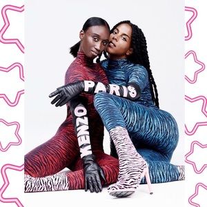 Kenzo x H&M Red Tiger Stripe Turtleneck